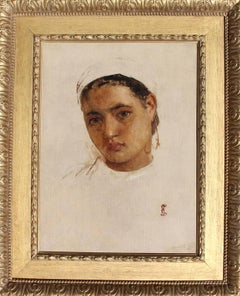 Moorish Girl - Edwin Long - British - Oil on Canvas