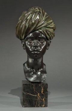 "Dar-Dar" - the Little Erythrean Soldier - Sculpture - Bronze - 1928 - Italian