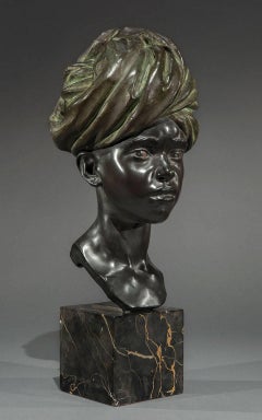 "Dar-Dar" - the Little Erythrean Soldier - Sculpture - Bronze - 1928 - Italian