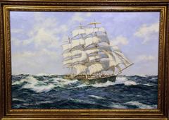 Pacific Deep - The Tea Clipper "Thermopylae", Oil on Canvas, British