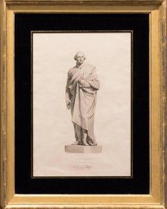 Rare Engraving of “George Washington” Engraved by Renowned Engraver James Thomso