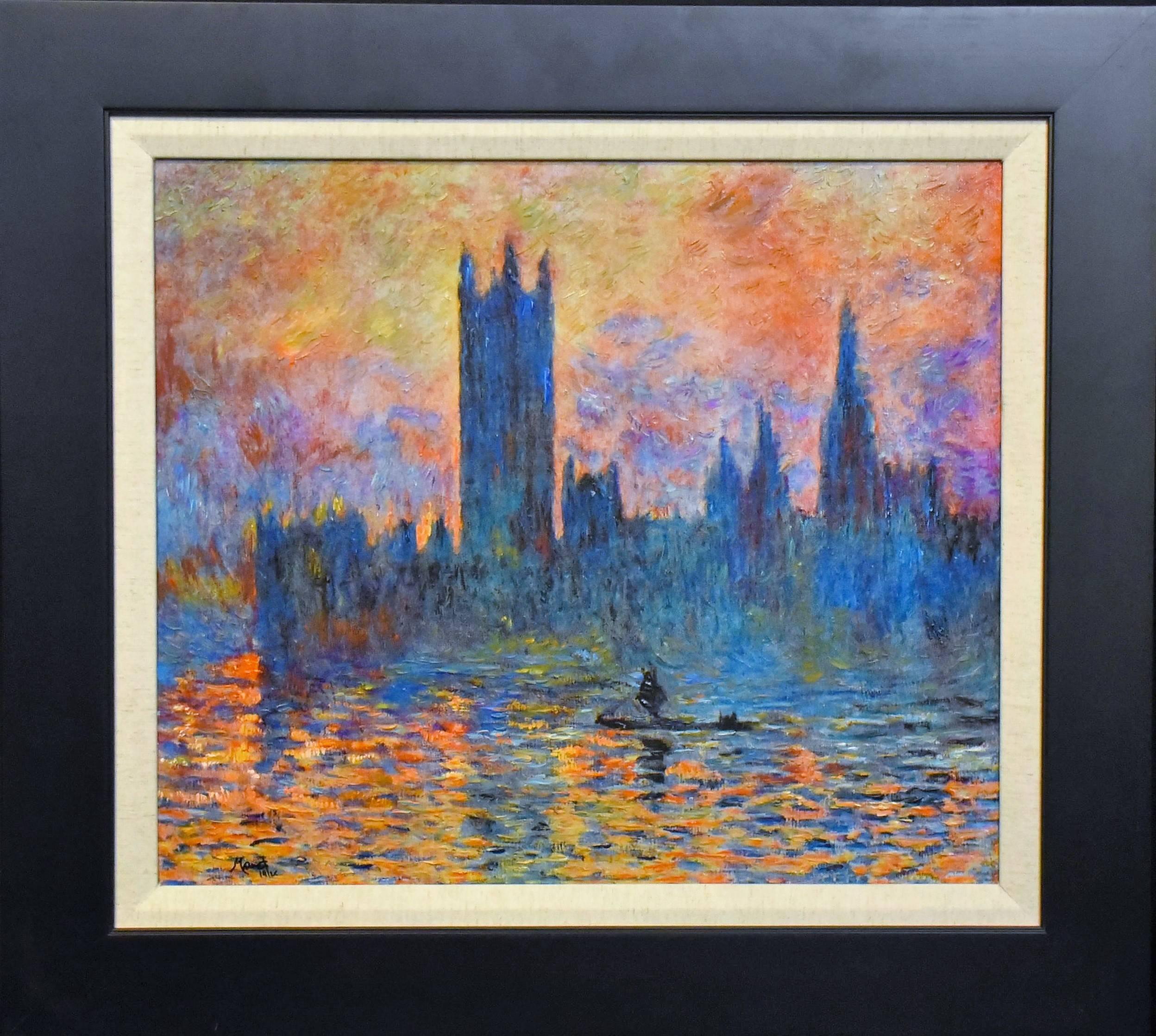 Unknown Landscape Print - Estate of Claude Monet Signed 
Stamped Limited Edition Giclee
