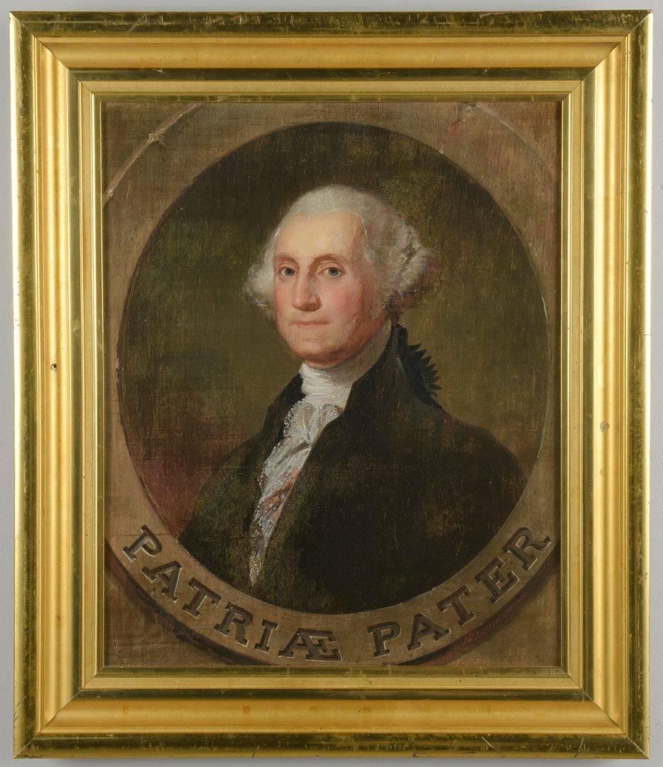 Manuel de Franca Portrait Painting - Portrait of George Washington