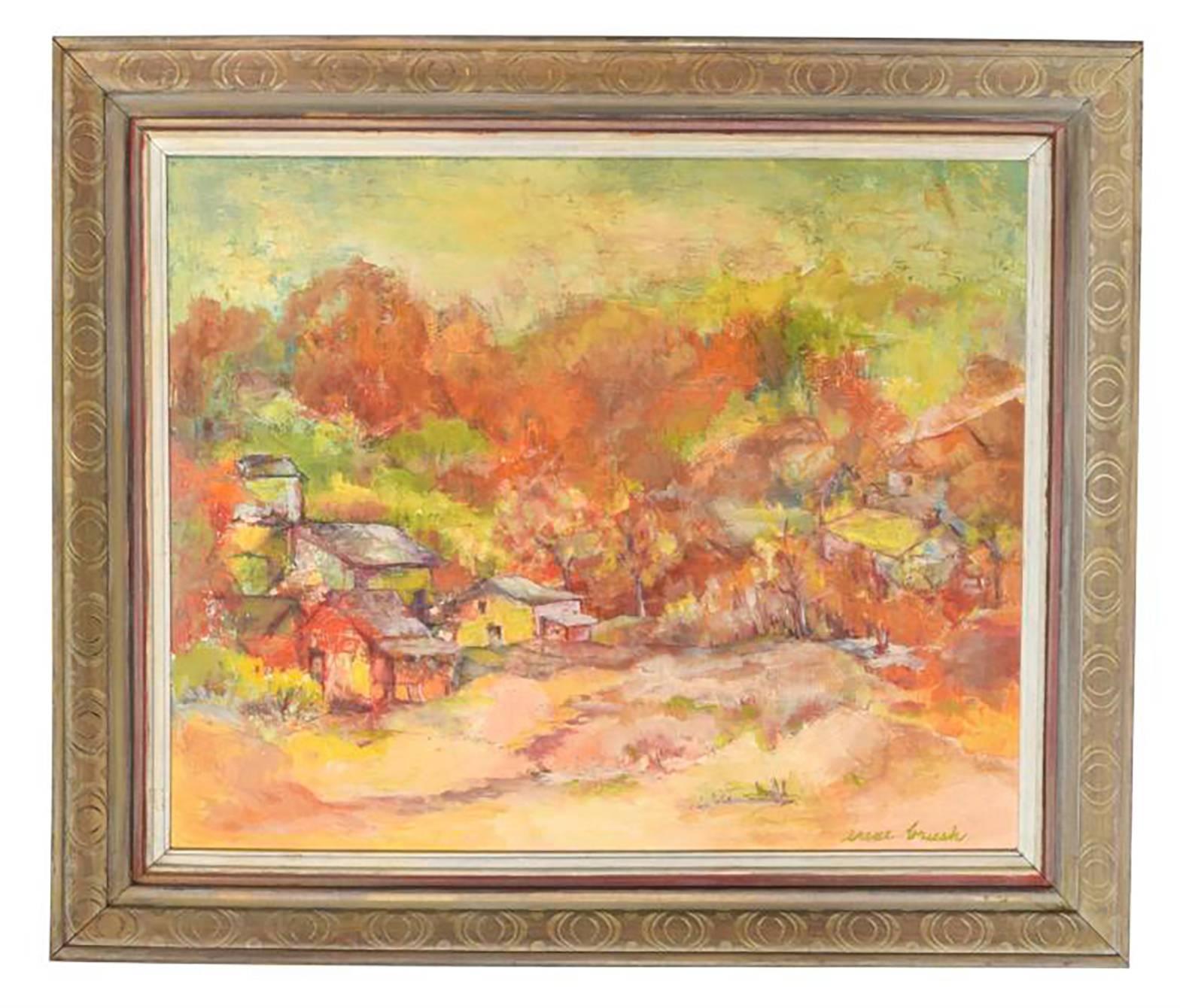 Unknown Landscape Painting - October Hills