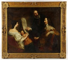 Important 19th Century Oil Painting by British Portraitist Samuel West