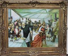 Large Original Oil Painting on Canvas Entitled “The Celebration”