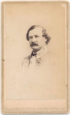 Antique Photographic Portrait-Confederate General Benjamin F. Cheatham by Mathew Brady