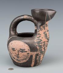 Original Pablo Picasso Ceramic, Centaur Au Visages, Rare Enameled Earthenware