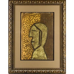 Rare Original Mixograph by Rufino Tamayo Entitled “Perfil” 7
