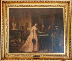 19th Century Oil Painting by Samuel B. Waugh