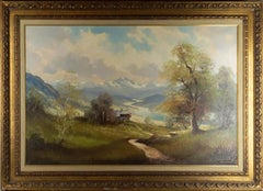 Original Landscape Oil Painting by Helmut Stadelhofer