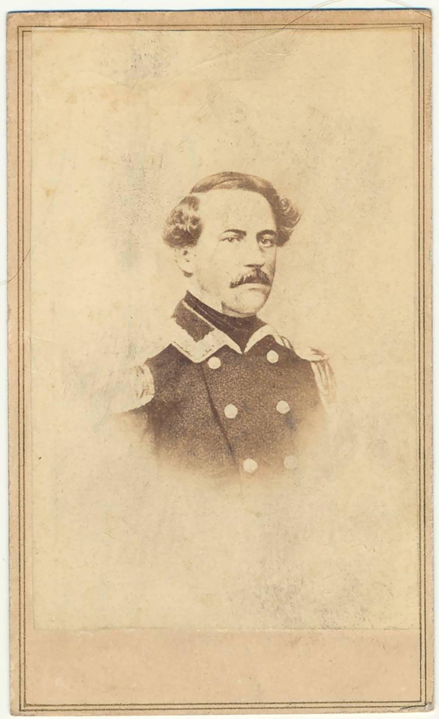 Unknown Portrait Photograph - Rare Original Carte De Visite Photograph of Civil War General Robert E. Lee