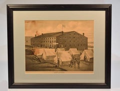 Lithograph Entitled “Libby Prison"-The Only Picture In Existence by J.L. Barlow