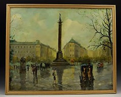 Paris Street Scene by Antoine Blanchard