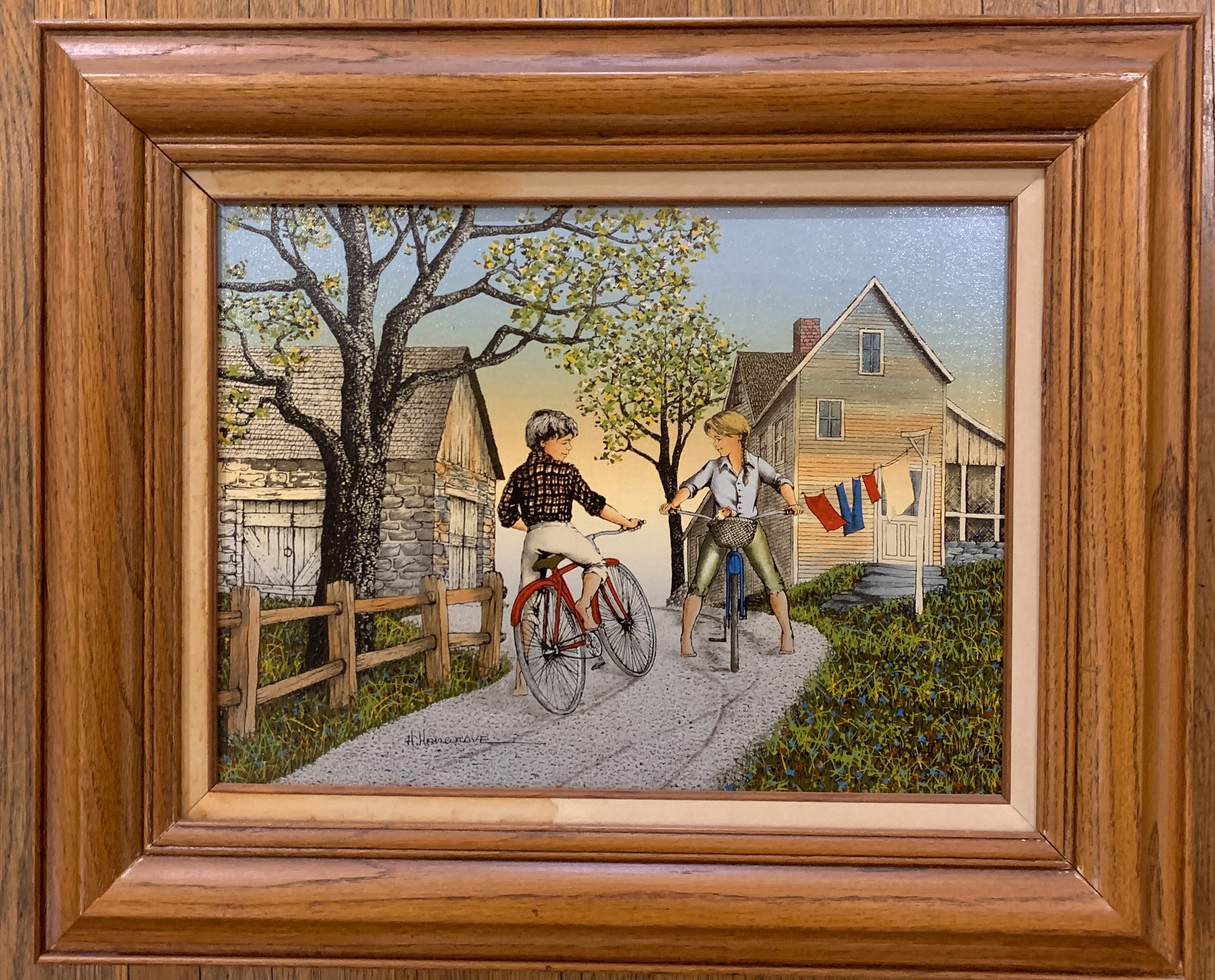 H Hargrove H Hargrove Painting Serigraph With Certificate
