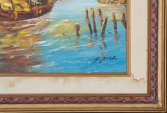 Beautiful Large Original Seascape Oil Painting Signed By Artist