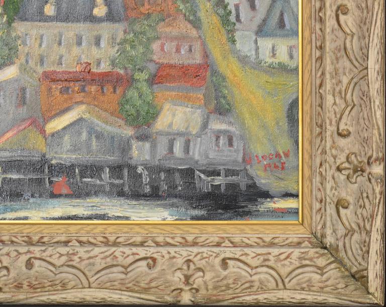 J. Logan Original Oil Painting on Canvas By J. Logan, Painting at 1stdibs