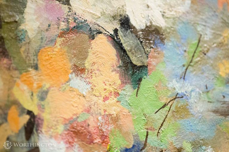 Wallace Bassford Large Wallace Bassford Oil Painting Entitled “Moment