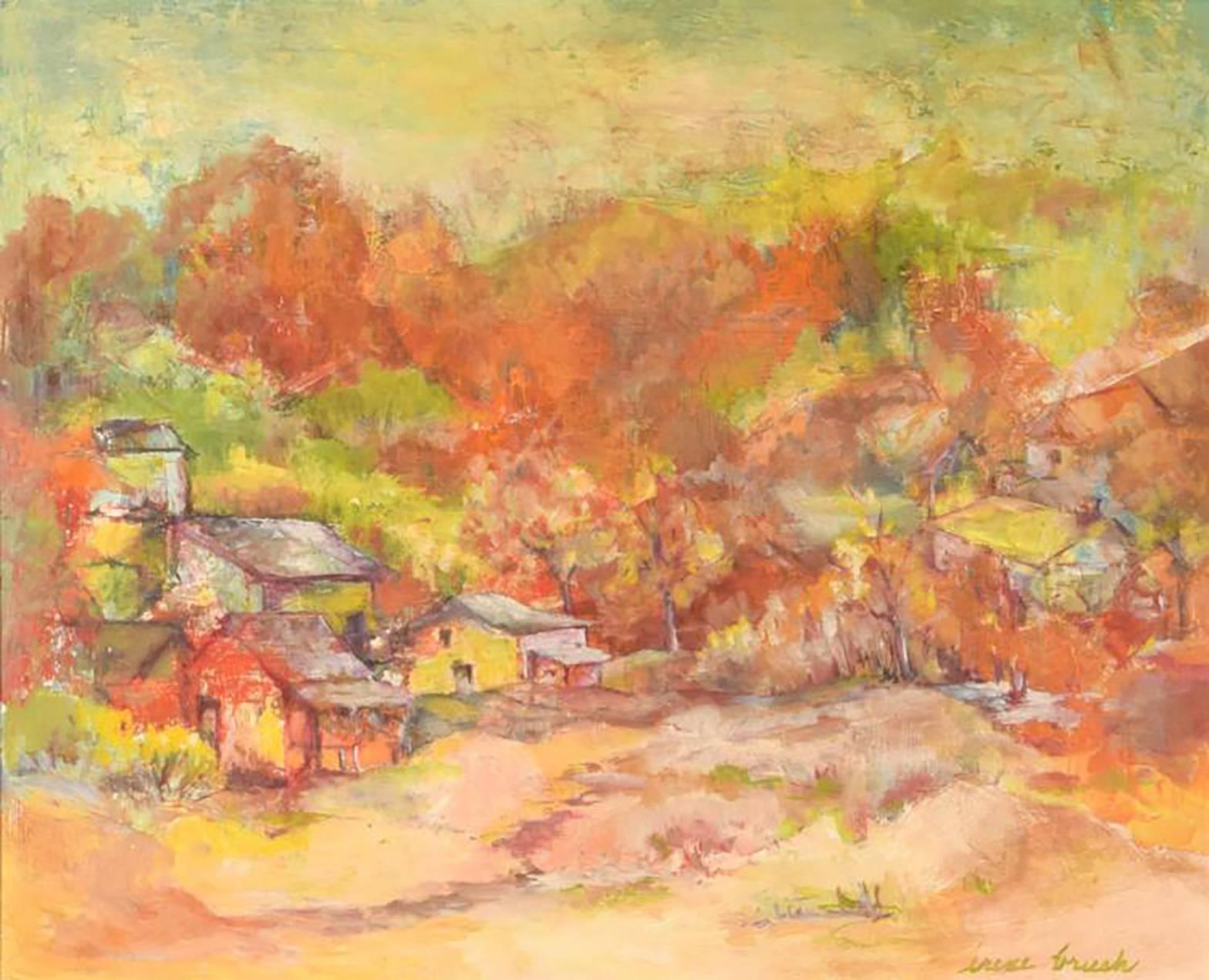 October Hills – Painting von Unknown