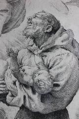 16th Century One-of-a Kind Etching by Pietro Faccini (ITALIAN 1562-1602)