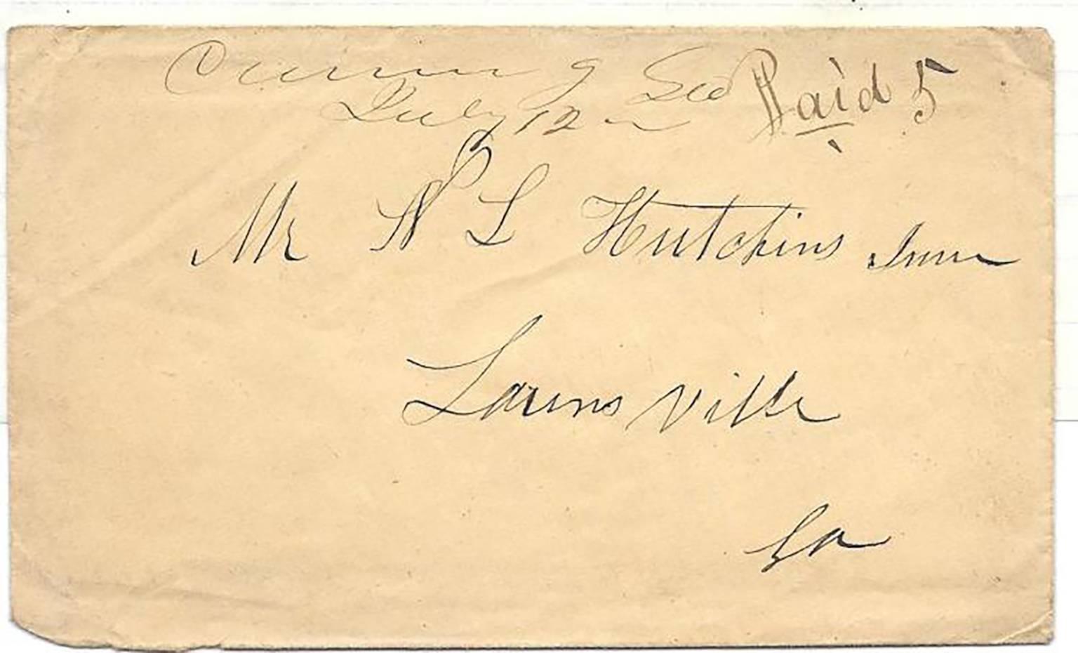 Profound Civil War Confederate Letter Dated 1861 For Sale 1