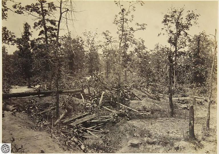 N. Barnard Civil War Albumen Photograph The Potter House