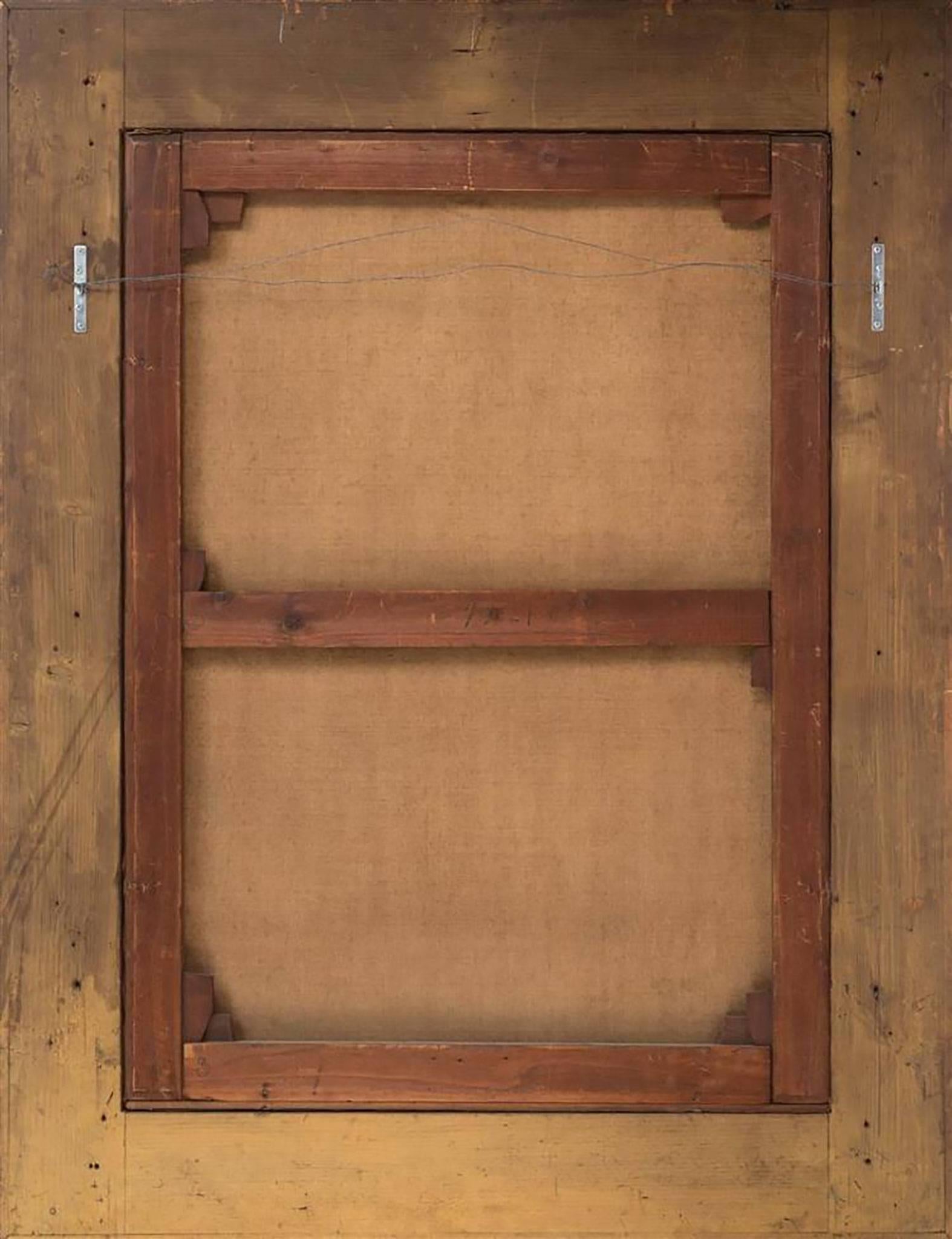 Peinture à l'huile d'après l'école continentale du 19ème siècle intitulée La Bella, Titienne - Painting de Unknown