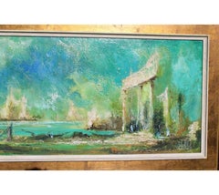 Huge Stunning Impressionistic Oil Painting – Six Feet Wide