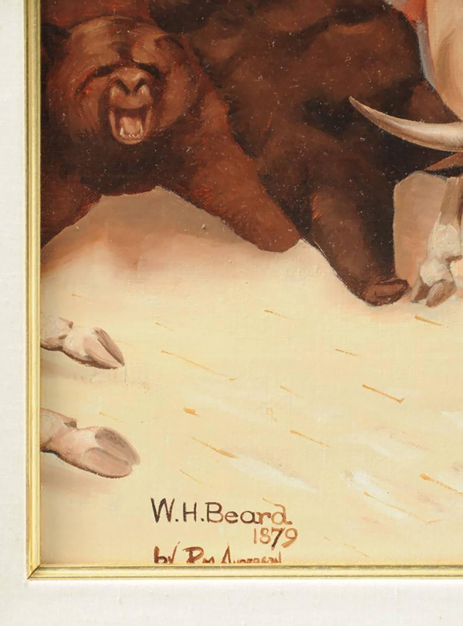 bulls and bears painting