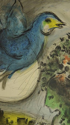 Marc Chagall Exhibition Poster for “Septime Biennale de Peinture: Menton”