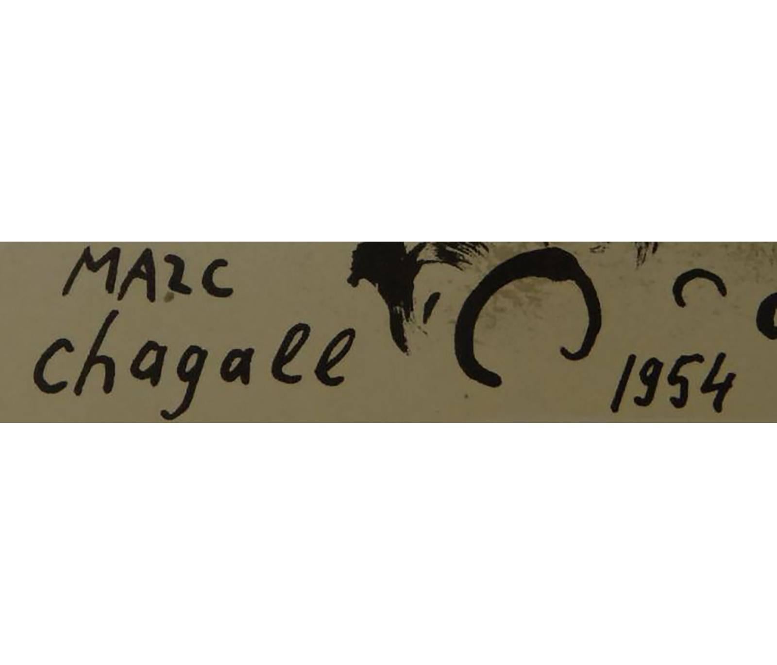 Marc Chagall Exhibition Poster for “Septime Biennale de Peinture: Menton” 3