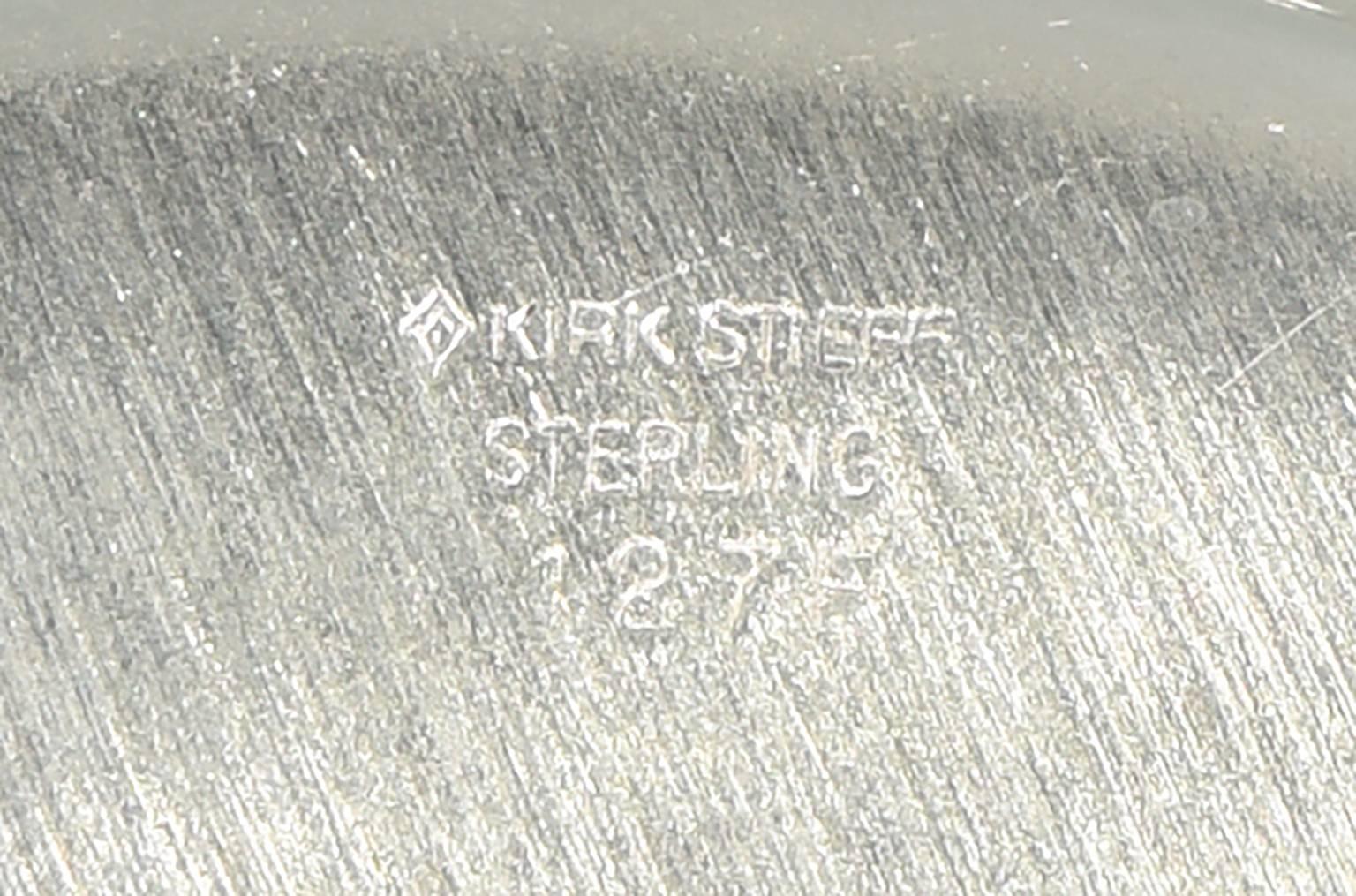 14 Kirk Stieff Repousse Sterling Silver Bread Plates For Sale 2