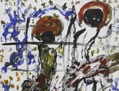 Original Painting by Purvis Young Entitled “A Prison Beneath The Stars”
