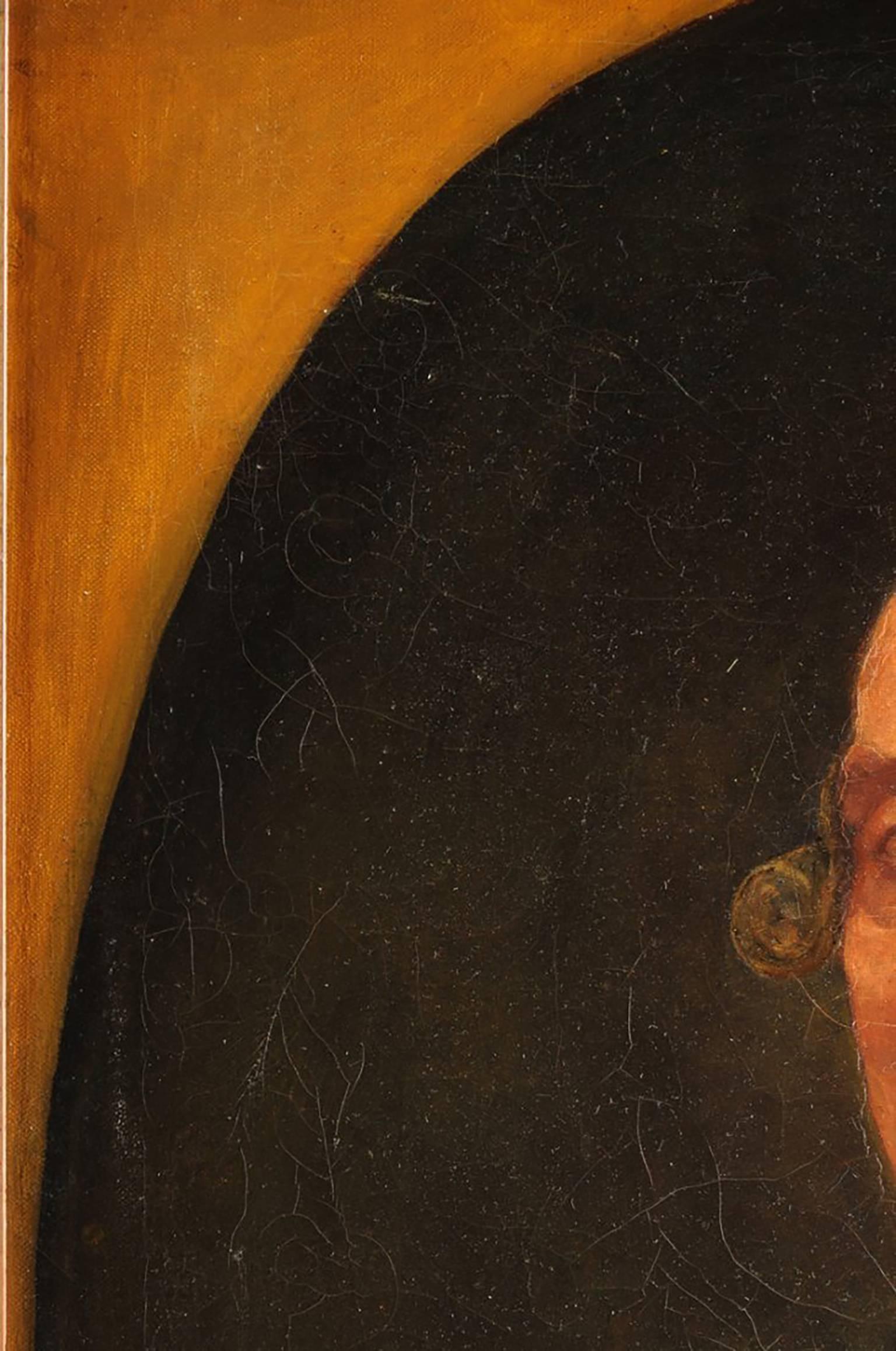 Thomas Beach (Attr) 18th Century Portrait Oil Painting, British School 6