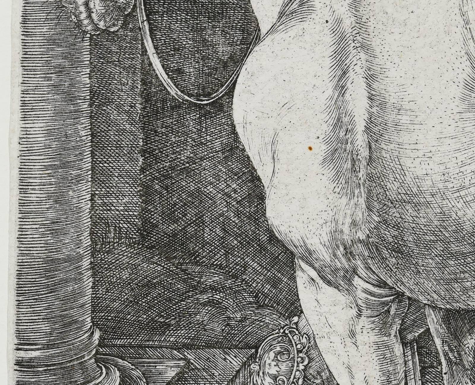 Gravure en cuivre Albrecht Durer du 16ème siècle 1