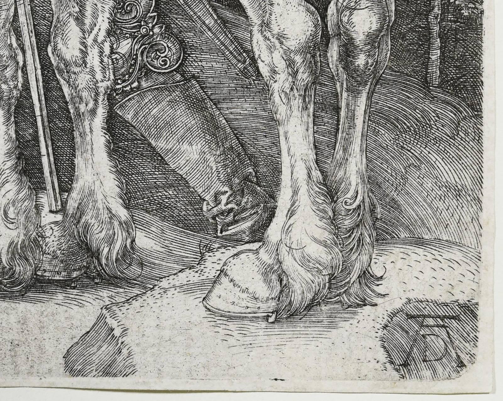 Gravure en cuivre Albrecht Durer du 16ème siècle 2