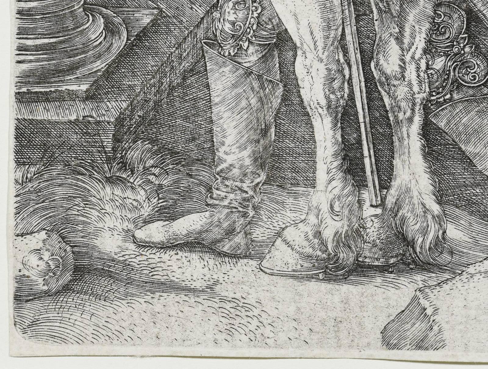 Gravure en cuivre Albrecht Durer du 16ème siècle 3