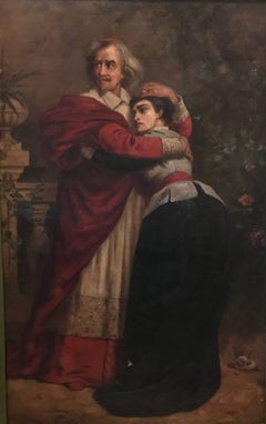 Large Oil Painting by Sydney Prior Hall Entitled “The Opera”