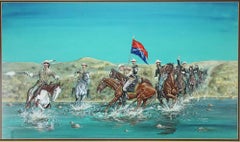 Painting of Custer’s Last Stand by Charles Kemper