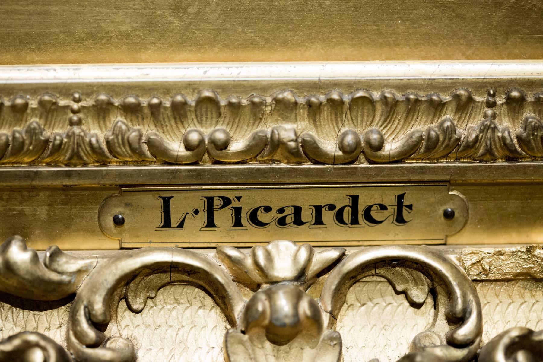 Fantastic 19th Century Picardet Original Oil Painting 2