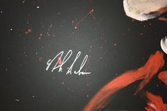 Monumental & Historic Nick Saban Painting - Signed & Hand Print by Saban