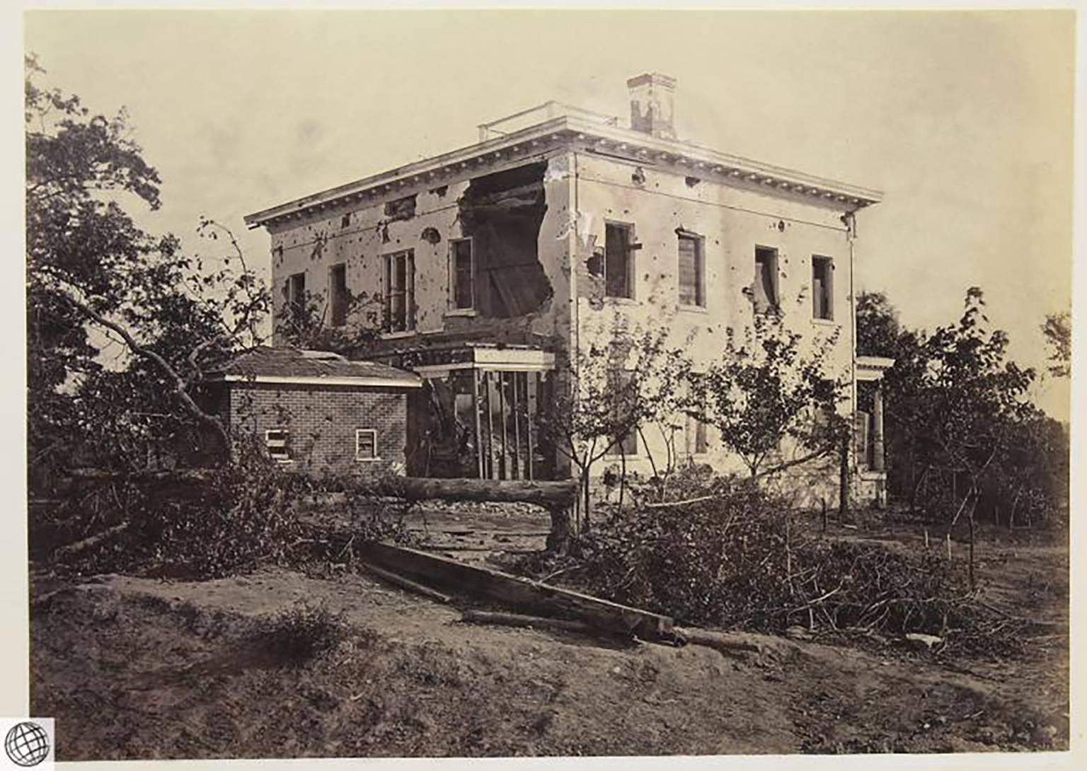 Civil War Albumen Photograph – The Potter House Atlanta – George N. Barnard 2
