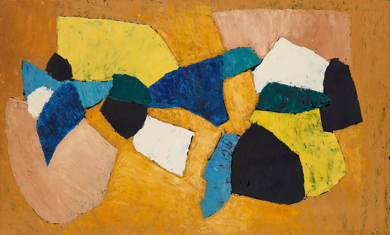 Nina Tryggvadottir Abstract Painting - Abstraction (1289)