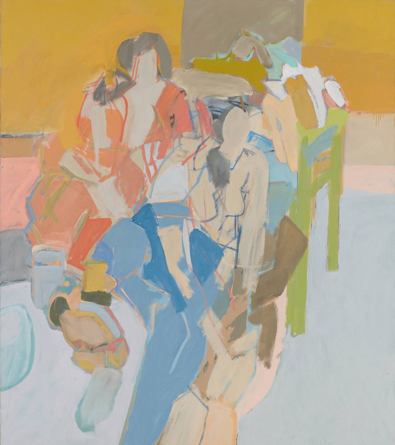 Charles Cajori Figurative Painting - For R.S.