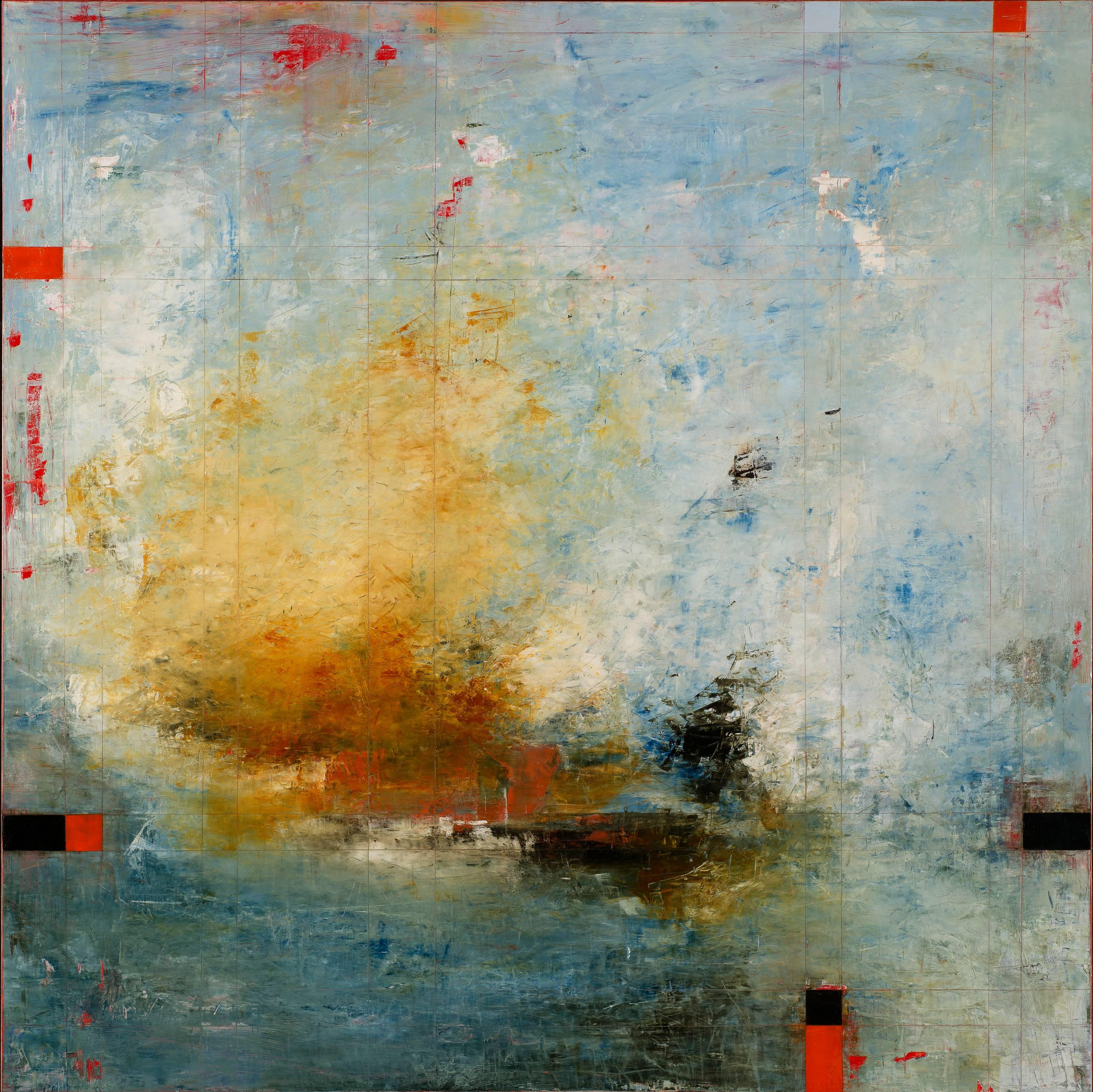 Peter Burega Abstract Painting - Jackson Cut Bay No. 5