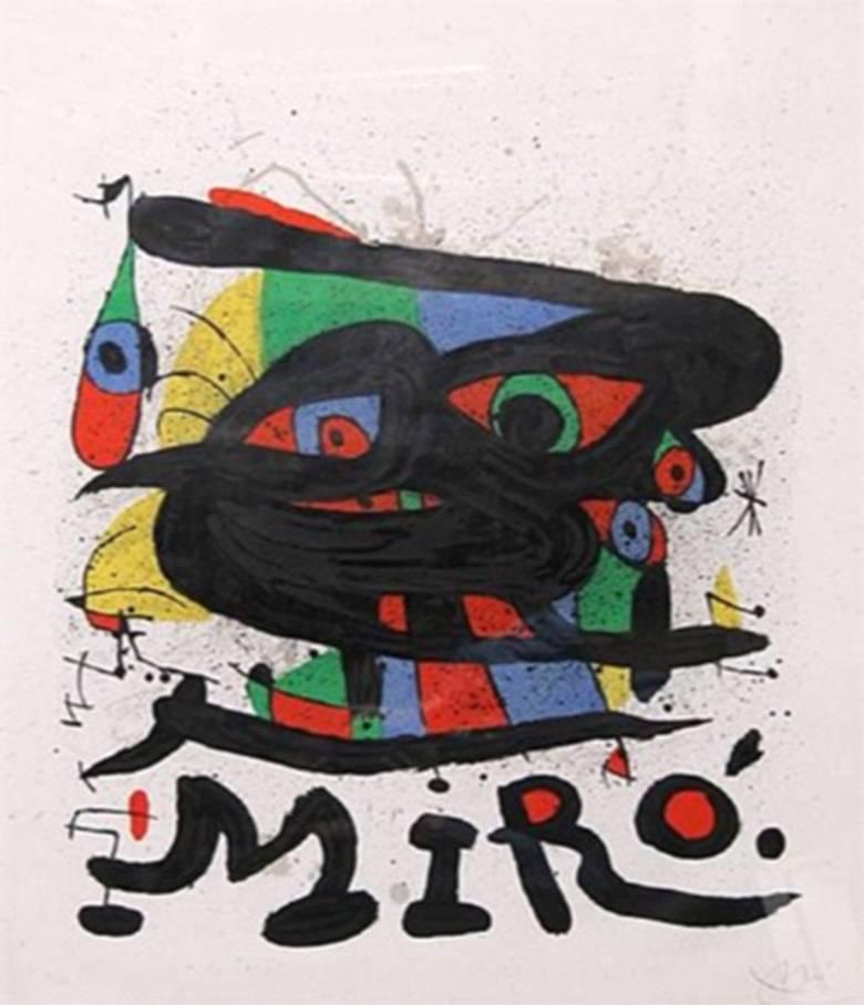 Joan Miró Abstract Print - Walker Art Center Exhibition Poster