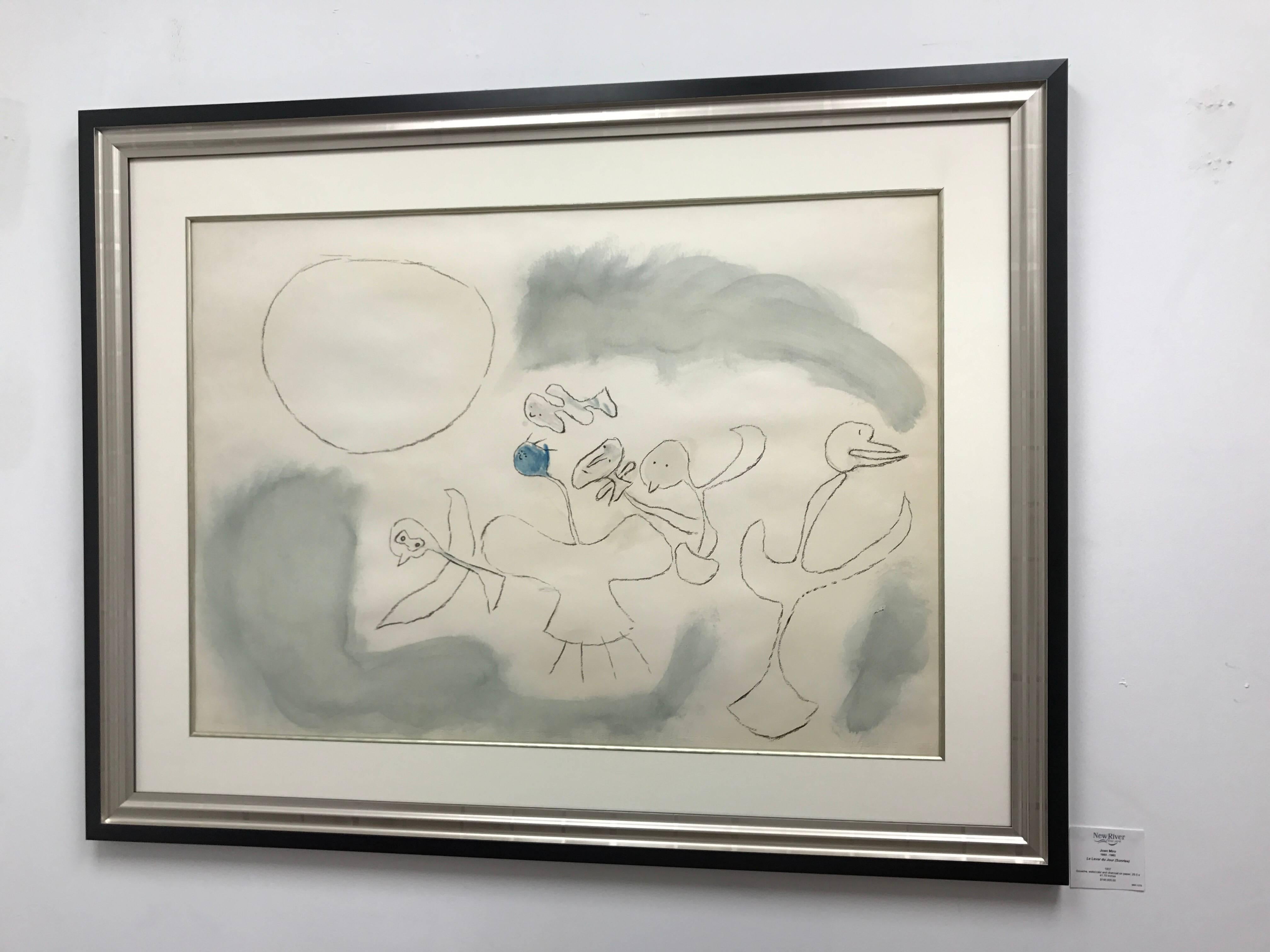 Le Lever Du Jour (Sunrise) - Painting by Joan Miró