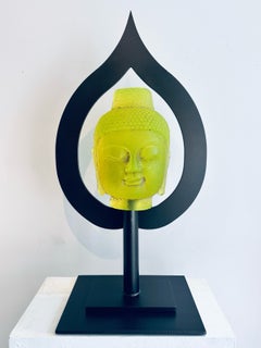 Vaseline Lotus Buddha