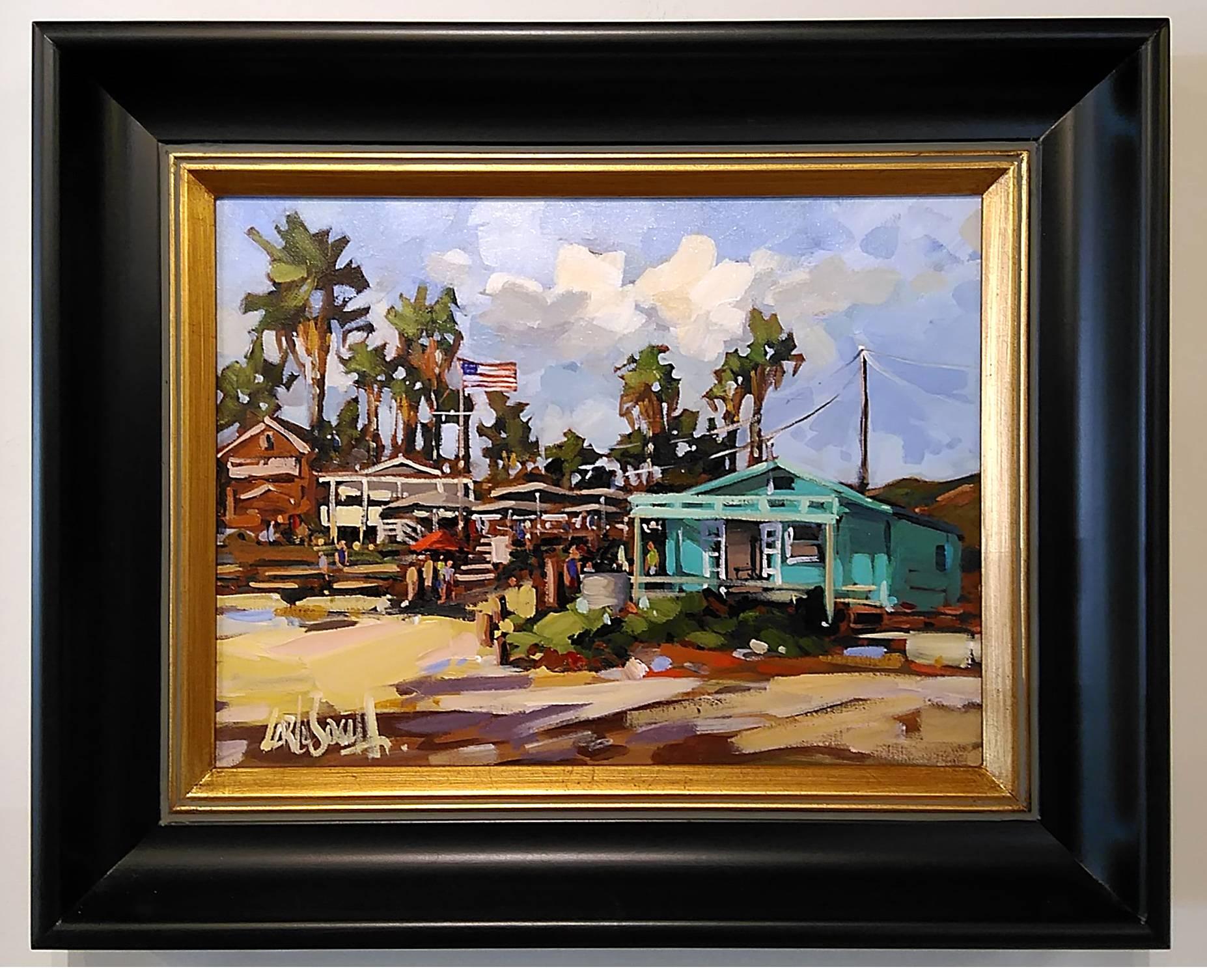 Carla Bosch Landscape Painting - Crystal Cove