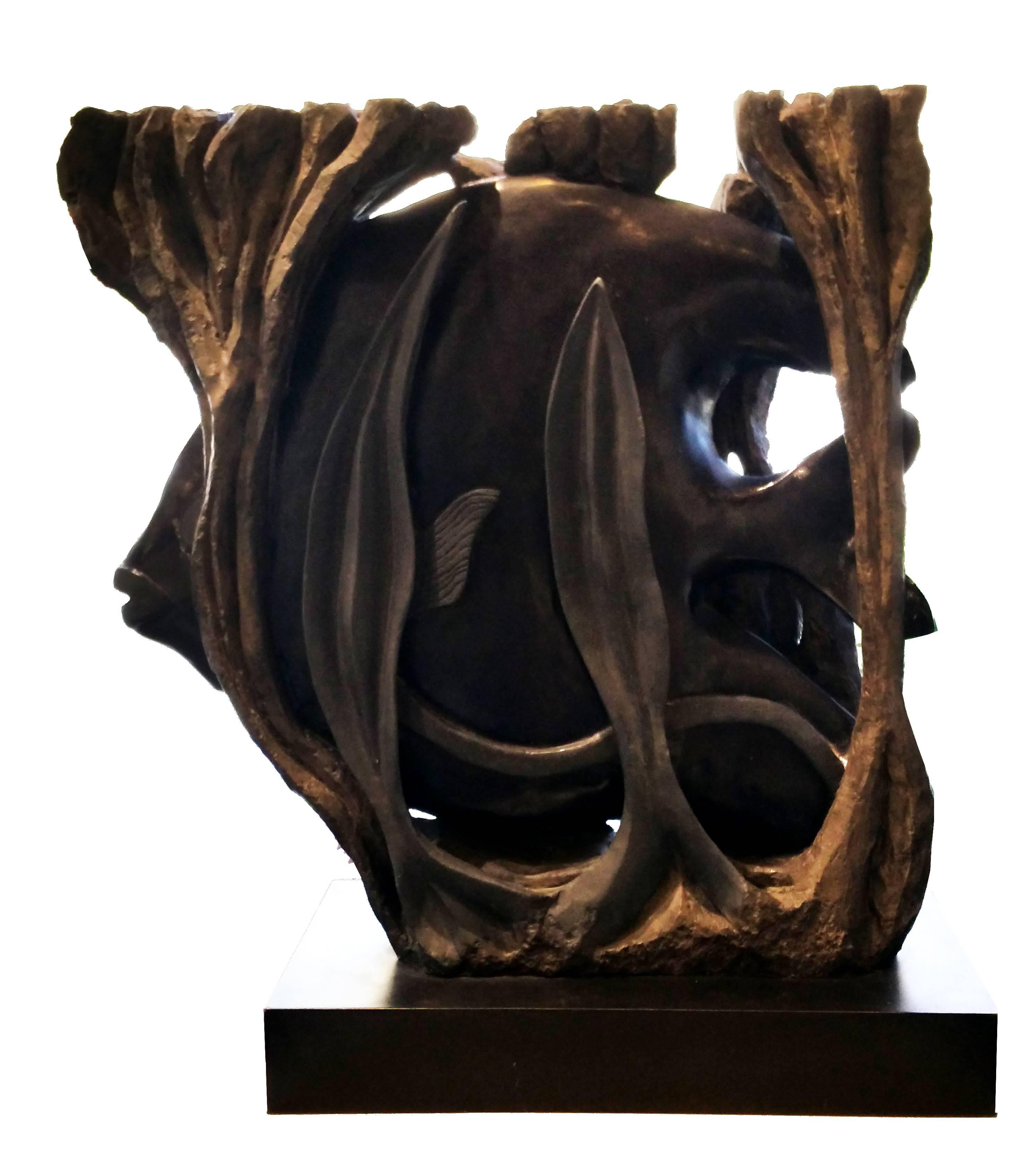 Joseph Sovella Figurative Sculpture - Kelp Fish II